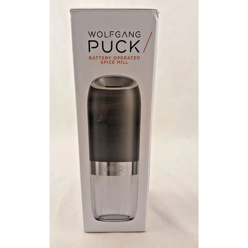 NEW Wolfgang Puck Electric Gravity Spice Mill Turquoise SWP2SM25